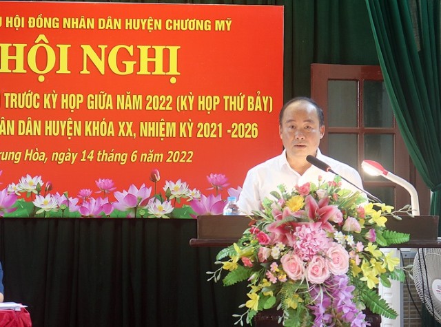 5 Tổ đại biểu HĐND huyện Chương Mỹ tiếp xúc cử tri tại 8 đơn vị bầu cử